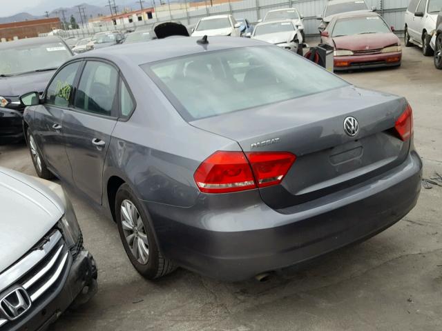 1VWAP7A32DC139808 - 2013 VOLKSWAGEN PASSAT S Արծաթագույն լուսանկար 3