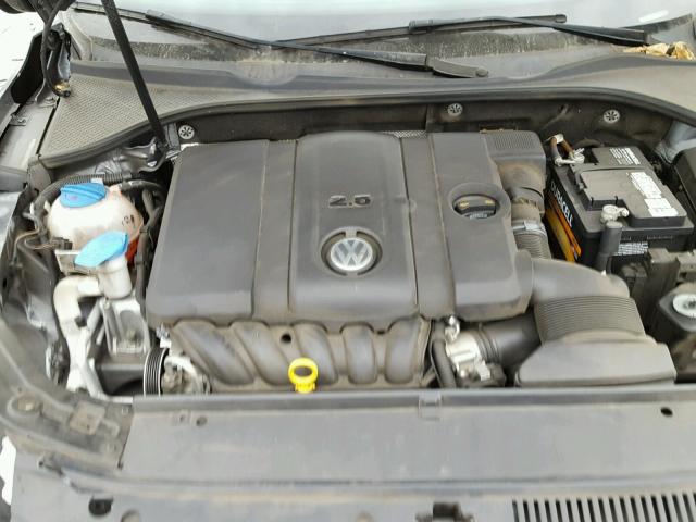 1VWAP7A32DC139808 - 2013 VOLKSWAGEN PASSAT S Արծաթագույն լուսանկար 7