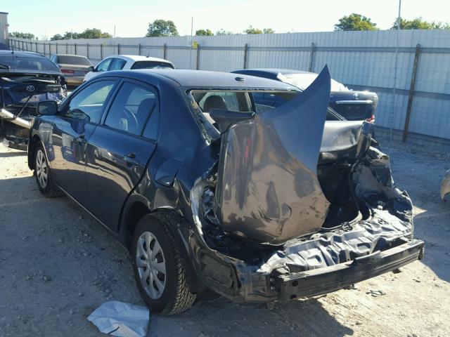 JTDBL40E699066712 - 2009 TOYOTA COROLLA BA GRAY photo 3