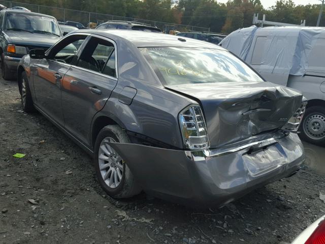 2C3CA4CG7BH525490 - 2011 CHRYSLER 300 GRAY photo 3