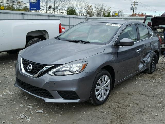 3N1AB7AP5HY328070 - 2017 NISSAN SENTRA S GRAY photo 2