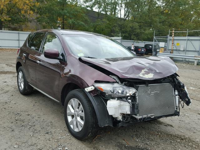 JN8AZ1MW0DW311921 - 2013 NISSAN MURANO S BURGUNDY photo 1