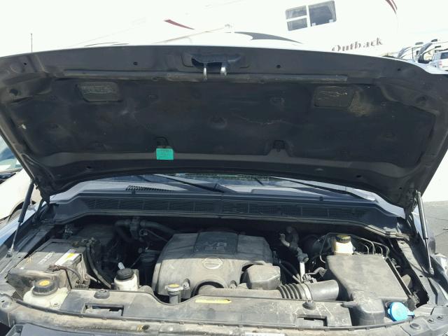 1N6BA0EK6DN314354 - 2013 NISSAN TITAN S GRAY photo 7