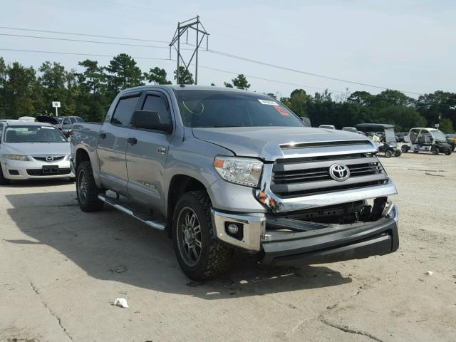 5TFDW5F10FX443956 - 2015 TOYOTA TUNDRA CRE SILVER photo 1