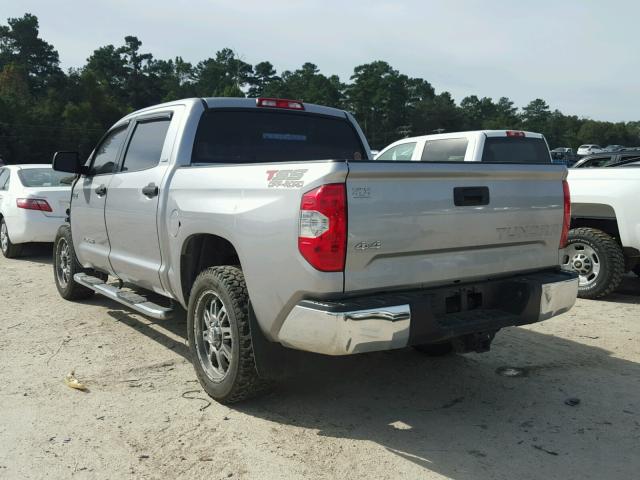 5TFDW5F10FX443956 - 2015 TOYOTA TUNDRA CRE SILVER photo 3