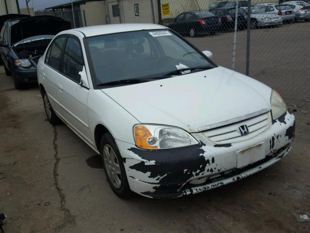 2HGES16103H602825 - 2003 HONDA CIVIC DX WHITE photo 1