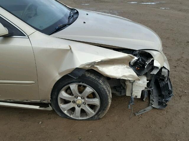 KNAGE124775099299 - 2007 KIA OPTIMA LX GOLD photo 9