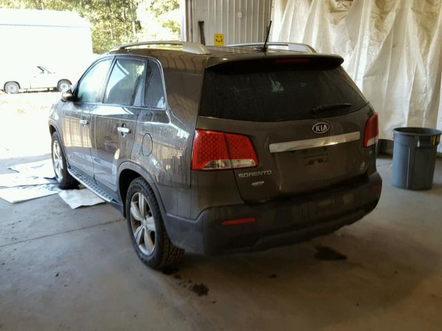 5XYKUCA67CG301994 - 2012 KIA SORENTO EX TAN photo 3