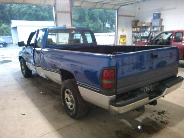 3B7HC13Z3SM172372 - 1995 DODGE RAM 1500 BLUE photo 3