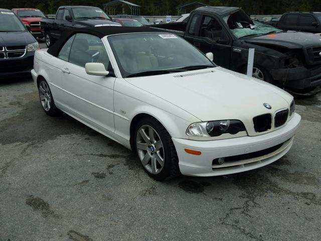 WBABS33472PG84283 - 2002 BMW 325 CI WHITE photo 1