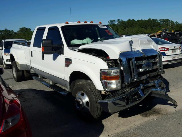 1FTWW33R38EA63838 - 2008 FORD F350 SUPER WHITE photo 1