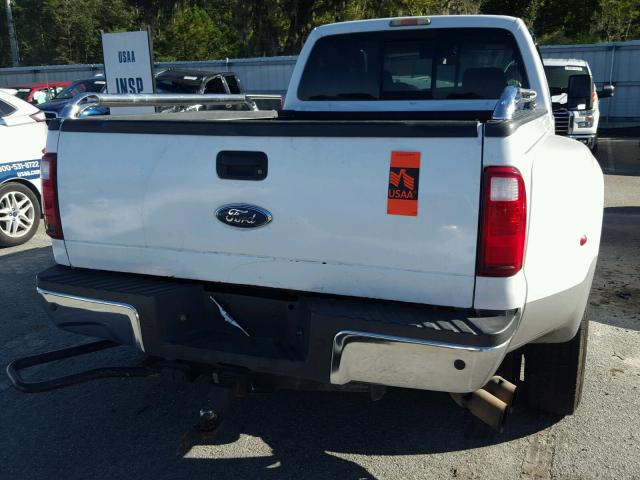 1FTWW33R38EA63838 - 2008 FORD F350 SUPER WHITE photo 9