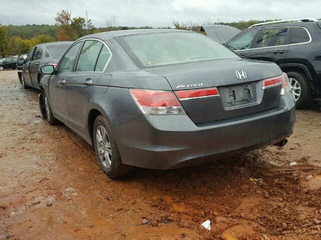 1HGCP2F48CA012217 - 2012 HONDA ACCORD LXP GRAY photo 3