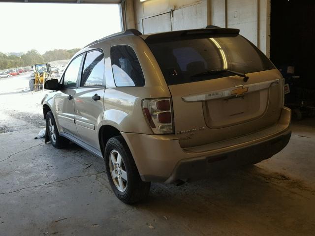 2CNDL23F866187133 - 2006 CHEVROLET EQUINOX BEIGE photo 3