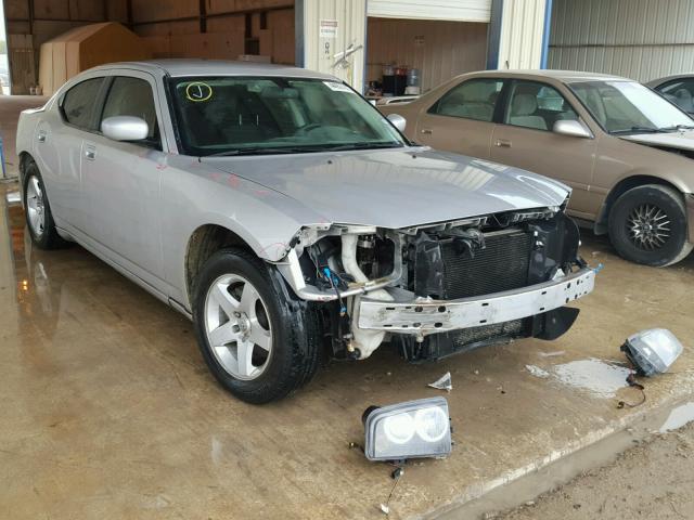 2B3CA4CD2AH214809 - 2010 DODGE CHARGER SILVER photo 1