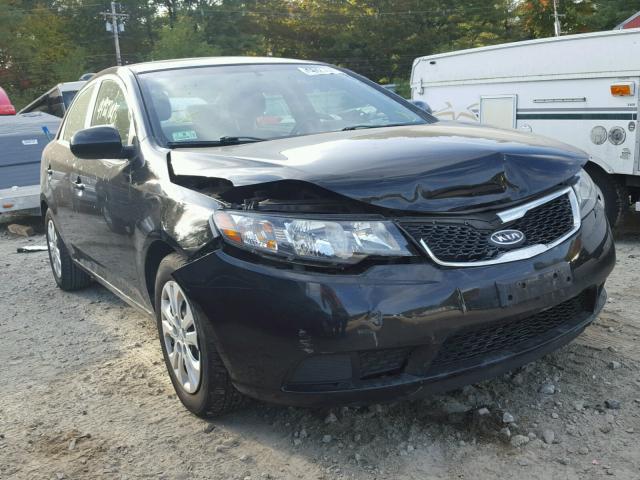 KNAFT4A28C5485162 - 2012 KIA FORTE BLACK photo 1