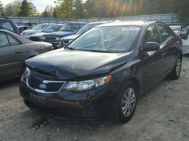 KNAFT4A28C5485162 - 2012 KIA FORTE BLACK photo 2