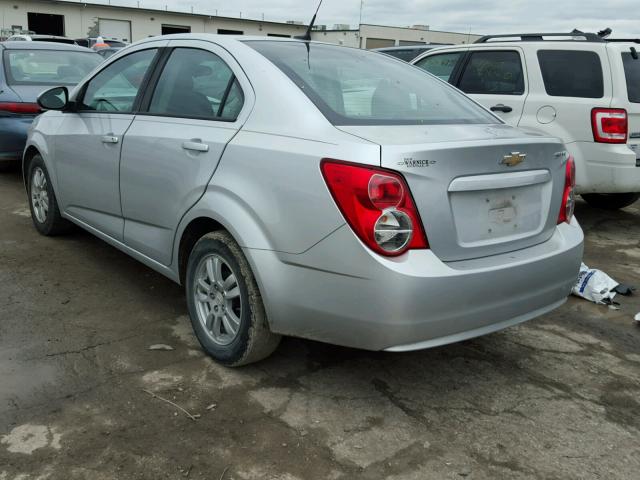 1G1JA5SH3C4144746 - 2012 CHEVROLET SONIC LS SILVER photo 3