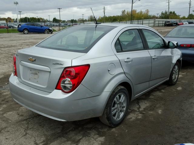 1G1JA5SH3C4144746 - 2012 CHEVROLET SONIC LS SILVER photo 4