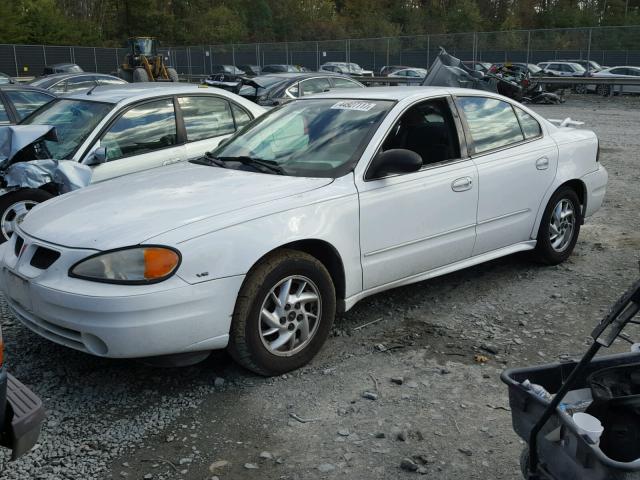 1G2NF52E44M500417 - 2004 PONTIAC GRAND AM WHITE photo 2