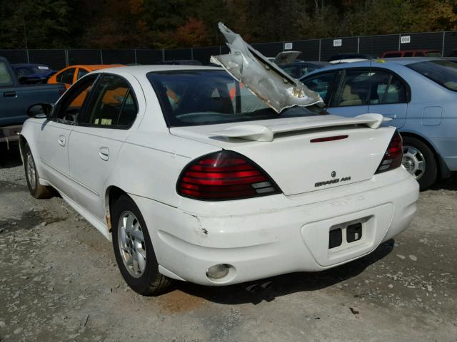 1G2NF52E44M500417 - 2004 PONTIAC GRAND AM WHITE photo 3