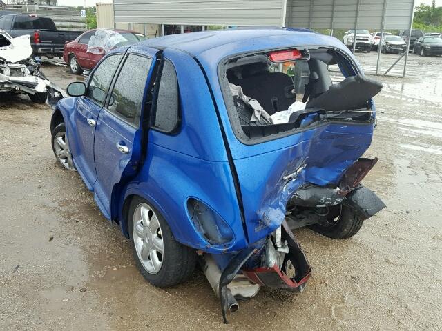 3C8FY68B33T543795 - 2003 CHRYSLER PT CRUISER BLUE photo 3