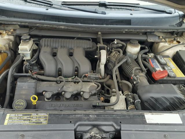 1FMDK05167GA41436 - 2007 FORD FREESTYLE TAN photo 7