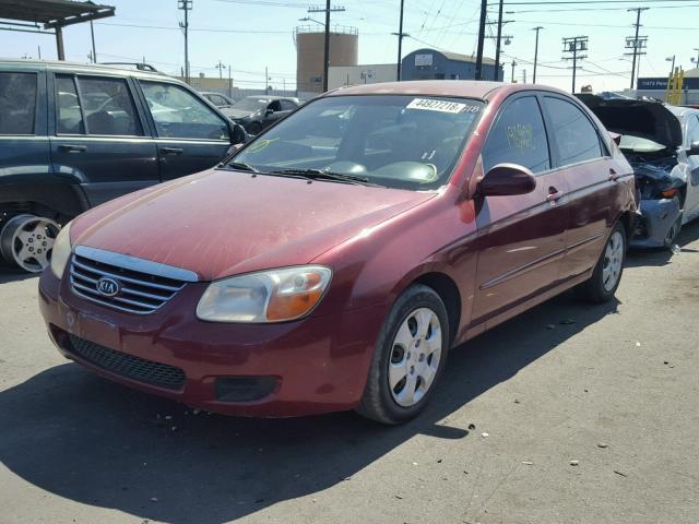 KNAFE122675437897 - 2007 KIA SPECTRA EX RED photo 2