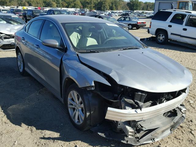 1C3CCCAB8GN142510 - 2016 CHRYSLER 200 LIMITE GRAY photo 1