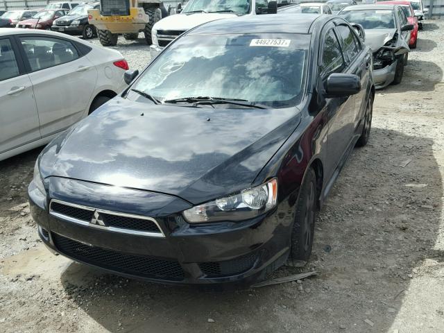 JA32U2FU9BU046181 - 2011 MITSUBISHI LANCER BLACK photo 2