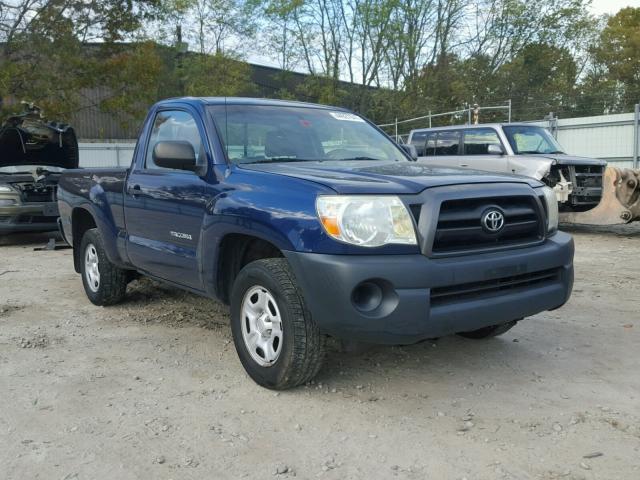 5TENX22N28Z555906 - 2008 TOYOTA TACOMA BLUE photo 1