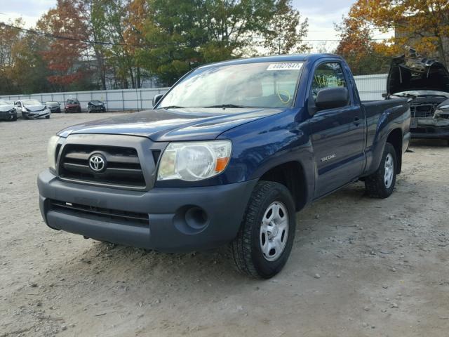 5TENX22N28Z555906 - 2008 TOYOTA TACOMA BLUE photo 2