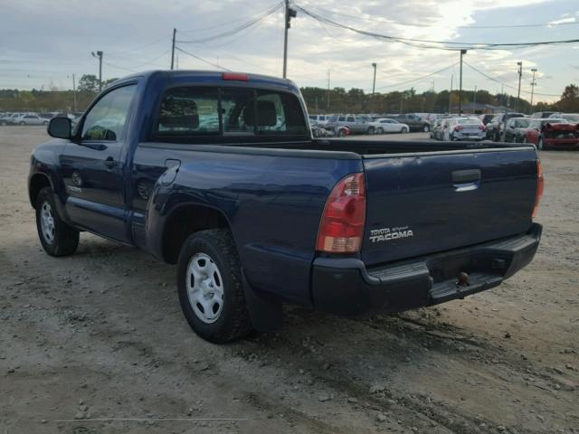 5TENX22N28Z555906 - 2008 TOYOTA TACOMA BLUE photo 3