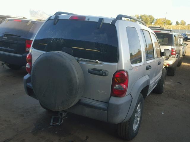 1J4GL48K32W134496 - 2002 JEEP LIBERTY SP SILVER photo 4