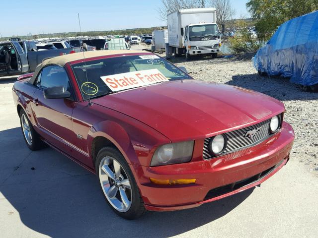 1ZVHT85HX65259076 - 2006 FORD MUSTANG GT RED photo 1