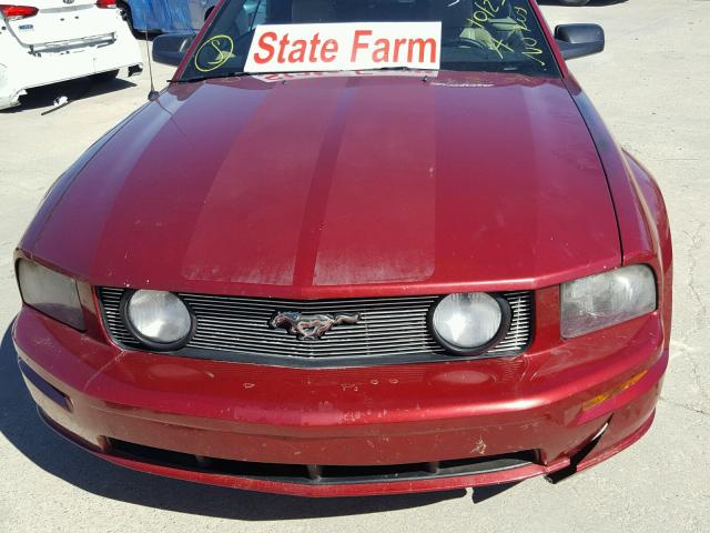 1ZVHT85HX65259076 - 2006 FORD MUSTANG GT RED photo 7