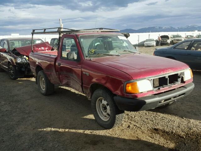 1FTCR10A9PTA47831 - 1993 FORD RANGER BURGUNDY photo 1