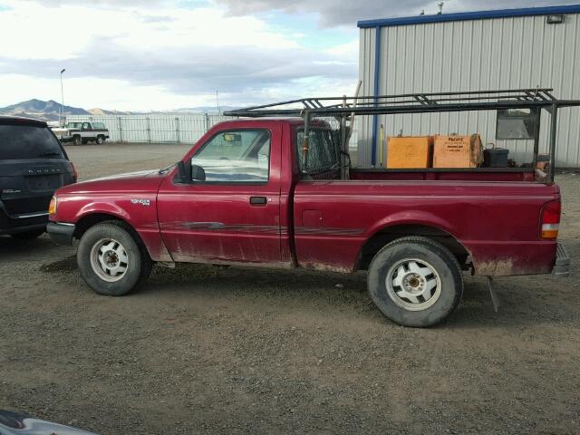 1FTCR10A9PTA47831 - 1993 FORD RANGER BURGUNDY photo 9