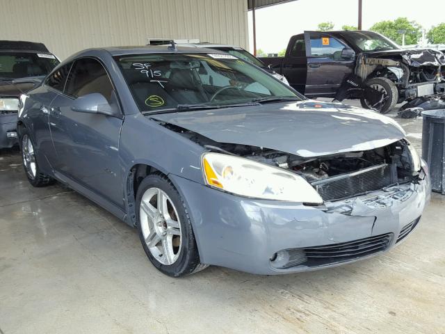 1G2ZM177084243319 - 2008 PONTIAC G6 GXP CHARCOAL photo 1