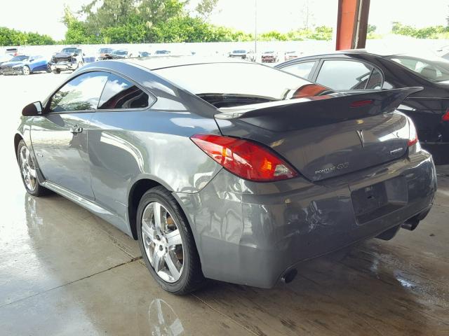 1G2ZM177084243319 - 2008 PONTIAC G6 GXP CHARCOAL photo 3