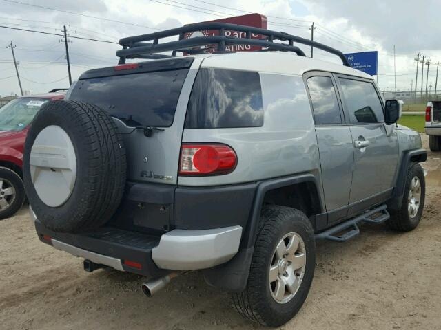 JTEBU11F39K058820 - 2009 TOYOTA FJ CRUISER SILVER photo 4