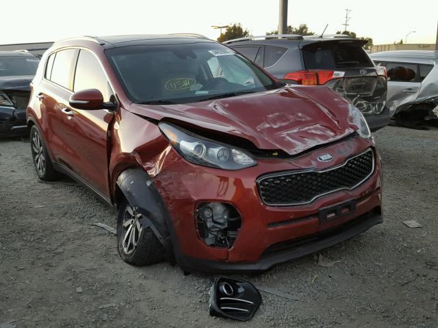 KNDPN3AC5H7082126 - 2017 KIA SPORTAGE E BURGUNDY photo 1