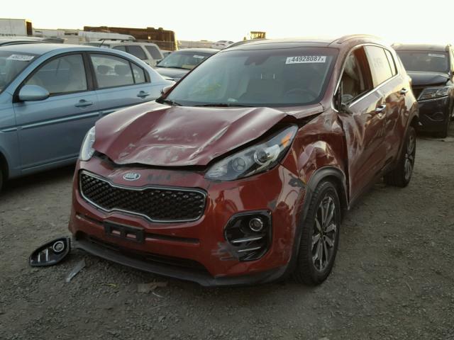 KNDPN3AC5H7082126 - 2017 KIA SPORTAGE E BURGUNDY photo 2