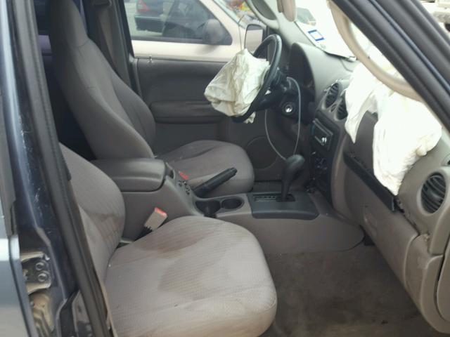 1J4GK48K52W224980 - 2002 JEEP LIBERTY SP BLUE photo 5