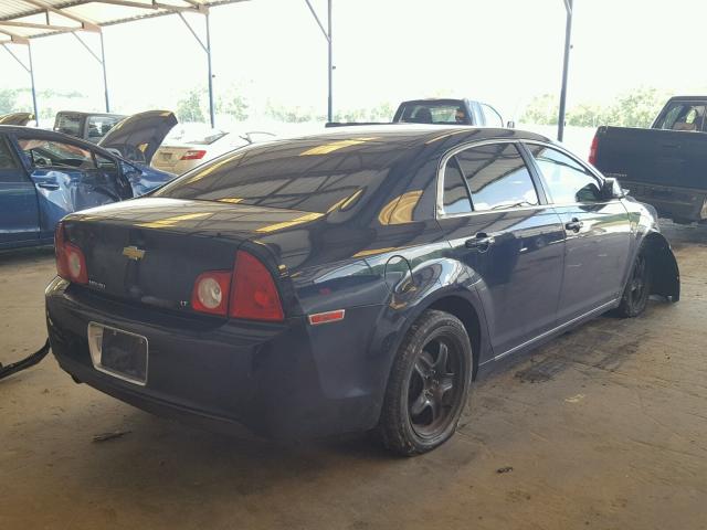 1G1ZH57B69F118089 - 2009 CHEVROLET MALIBU 1LT BLUE photo 4