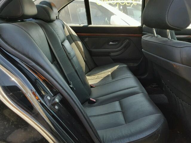 WBADT43412GY41184 - 2002 BMW 525 I AUTO BLACK photo 6
