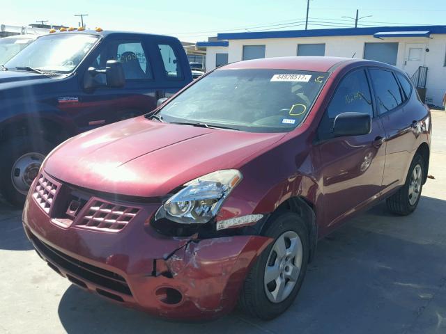 JN8AS58T39W055972 - 2009 NISSAN ROGUE BURGUNDY photo 2