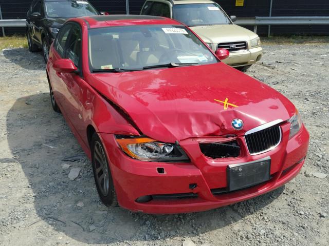 WBAVB17596NK34900 - 2006 BMW 325 I AUTO RED photo 1