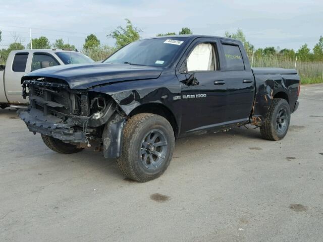 1C6RR7HT5FS627642 - 2015 RAM 1500 SPORT BLACK photo 2