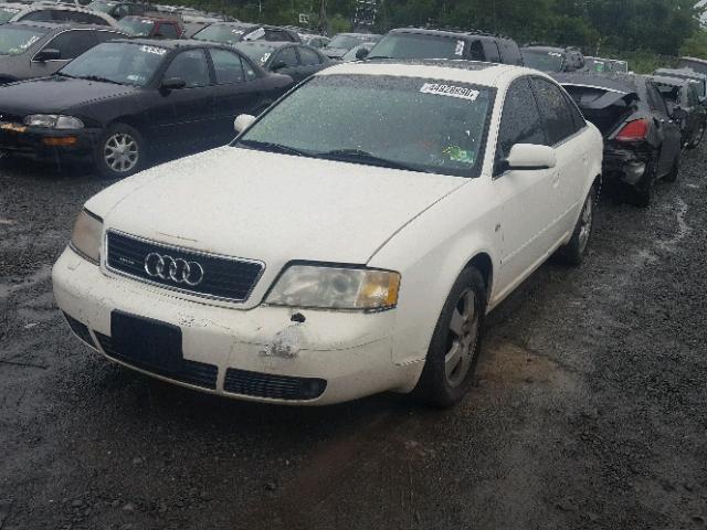 WAUED54BX1N132302 - 2001 AUDI A6 2.7T QU WHITE photo 2